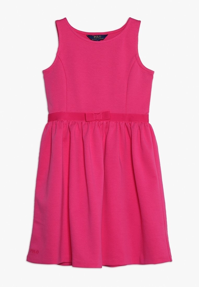 Polo Ralph Lauren LIGHT WEIGHT - Žerzejové šaty - ultra pink