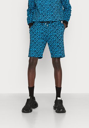 BEGONA INVERTED - Shorts - sky blue/jet black