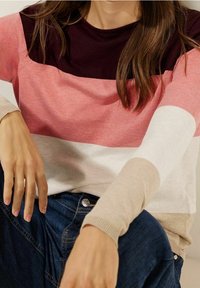 Street One Stickad tröja - mottled brown