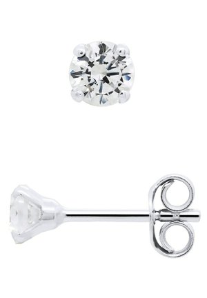 CLOUS D- SECRET - Boucles d'oreilles - argentée couleur