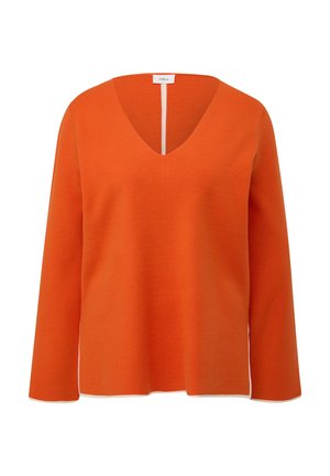 Strickpullover - orange