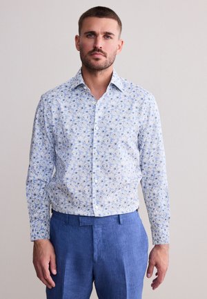 Next SIGNATURE FLORAL PRINT LONG SLEEVE - Cămașă - sky blue