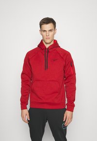 Nike Performance Sweatshirt com capuz - team red heather/university red/black