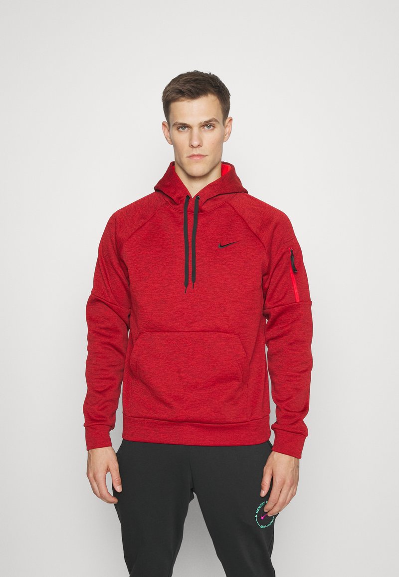 Nike Performance Sweatshirt com capuz - team red heather/university red/black