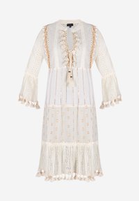 TRIM TIERED TASSEL MINI - Complementos de playa - white