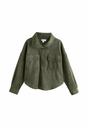 Next, SOFT CORDUROY FUNNEL OVERHEAD SHACKET - Leichte Jacke - khaki green