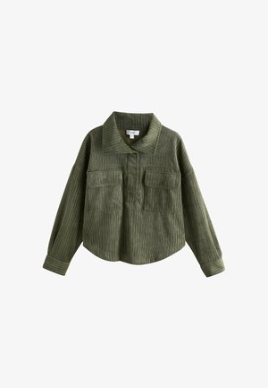 Next, SOFT CORDUROY FUNNEL OVERHEAD SHACKET - Leichte Jacke - khaki green