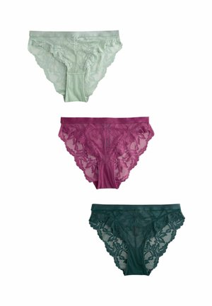 Next 3 PACK - Slip - black green berry