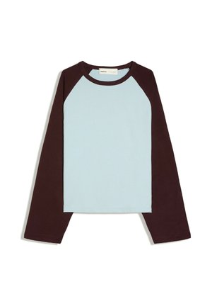 Bershka, TSHIRT - Langarmshirt - light blue