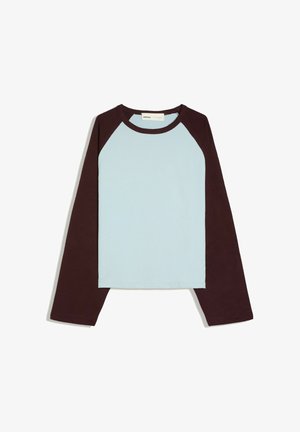 Bershka, TSHIRT - Top s dlhým rukávom - light blue