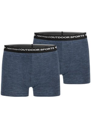 2ER PACK MERINO BOXERSHORTS UNTERHOSE FUNKTIONSUNTERWASCHE SPORTHOSE - Boxer Briefs - navy