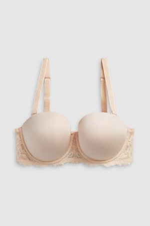 Soutien-gorge à bretelles amovibles - beige