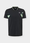 GAME TEE 1 - Μπλουζάκι με στάμπα - black/fair green
