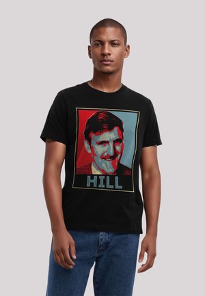 TV TIMES JIMMY HILL SPORTS PRESENTER - Print T-shirt - schwarz