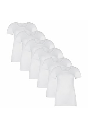 KATE 6ER PACK - RUNDHALS SINGLE - Camiseta interior - weiß