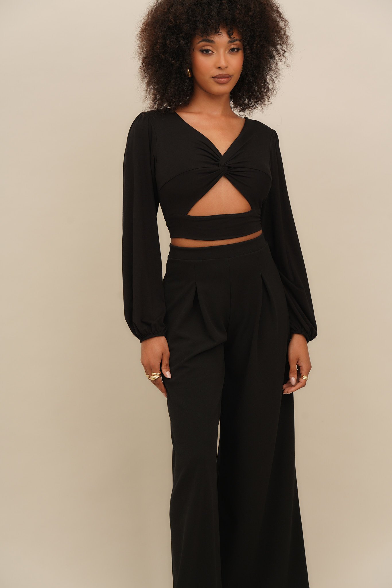売れ筋商品|||ヴァル ジー Tシャツ レディース トップス ANGELINA BACKLESS TOP - Long sleeved top - black Lenago Open Back Tops for Women, Long Sleeve Workout Shirts
