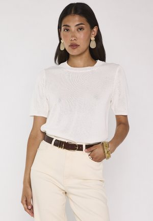 Maison 123, MAILLE AMANDA - T-shirt basique - ecru