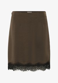Non sélectionné, seal brown black lace