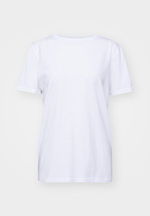SLFMY PERFECT TEE BOX CUT - Jednoduché tričko - bright white