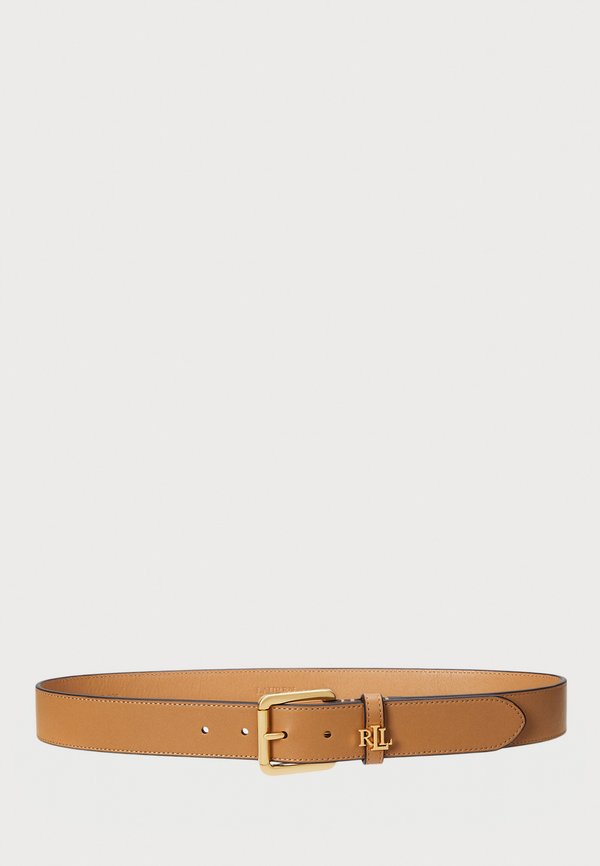 Logo Keeper Leather Belt - Belt - buff