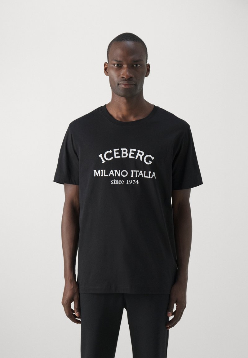 Iceberg - T-shirt print - nero, Vergroten