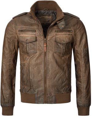 INDICODE JEANS, INCO - Kunstlederjacke - braun