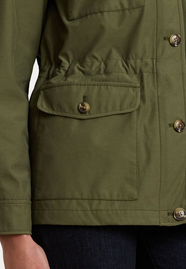 COTTON BLEND UTILITY JACKET - Summer jacket - olive grove3