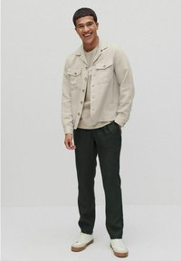 BONDELID NOAH LINEN - Housut - dark green