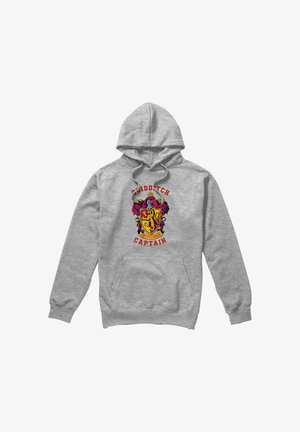 Cotton Soul, HARRY POTTER TEAM CAPTAIN GRYFFINDOR - Kapuzenpullover - mottled light grey