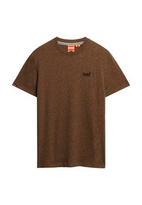 Unselected, bronzed brown grit