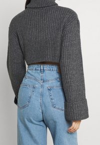 Gina Tricot Stickad tröja - mottled dark grey