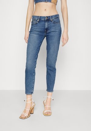 Skinny-Farkut - blue denim