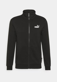 TRACK JACKET - Tröja med dragkedja - black