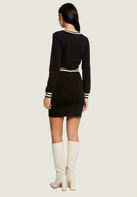 Morgan Gebreide jurk - black