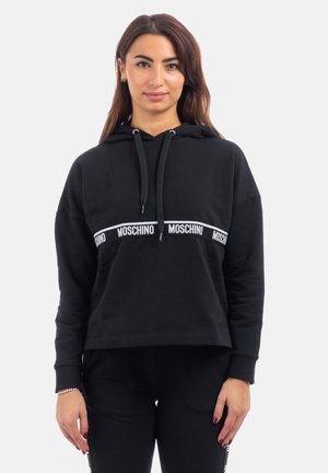 Felpa con cappuccio - black