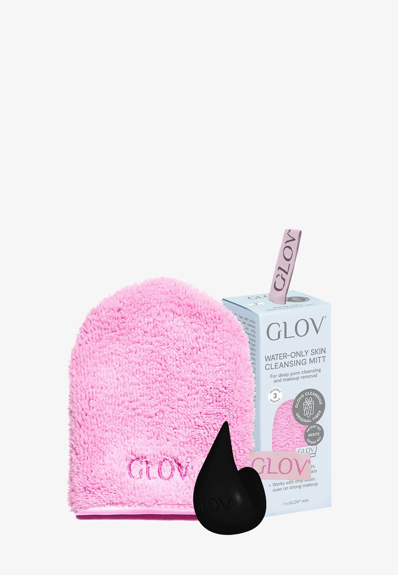 Glov GLOV® WATER-ONLY MAKEUP REMOVER AND SKIN CLEANSING MITT + HOOK - Skincare Set - cozy rosie