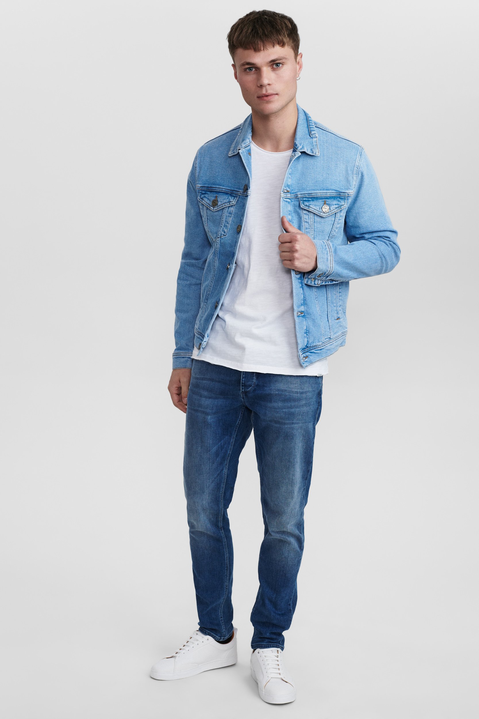 Gabba DAVE - Denim jacket - blue denim - Zalando.de