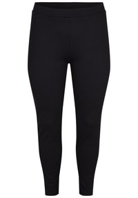 Zizzi WITH ZIPS - Leggings - black