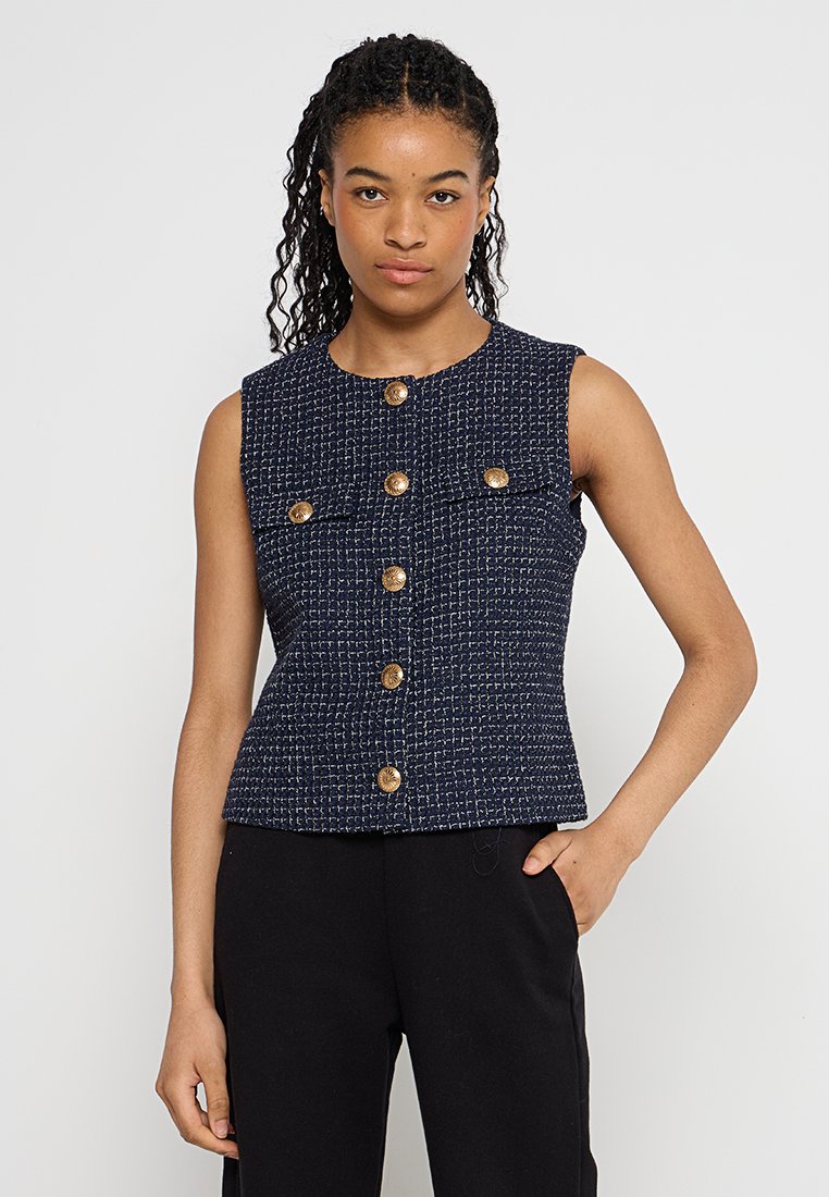 YAS Bodywarmer donkerblauw YAS Bodywarmer donkerblauw