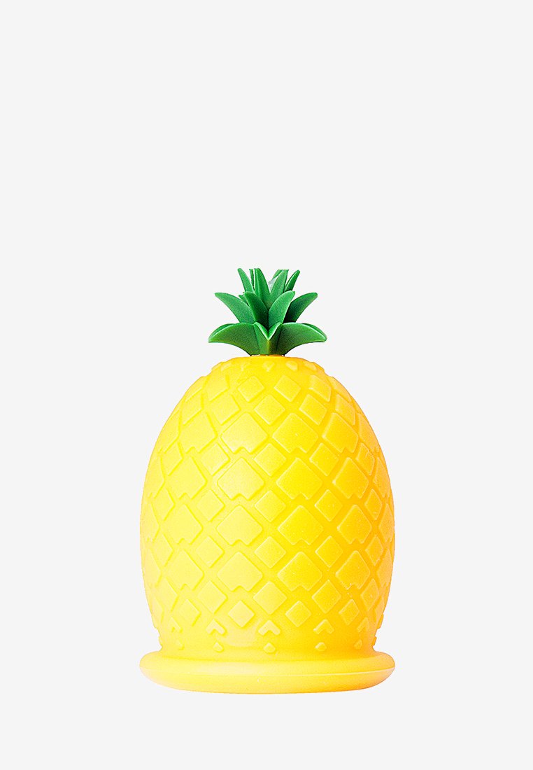 Cellu-Cup PINEAPPLE SILICONE MASSAGE TOOL - Accessori corpo e bagno - yelow