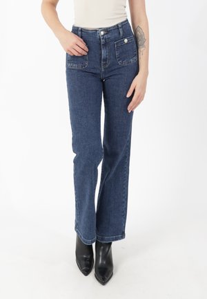 ELARA STRETCH - Jean droit - blau