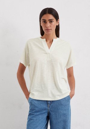 Marc O'Polo REGULAR - T-Shirt basic - white cotton