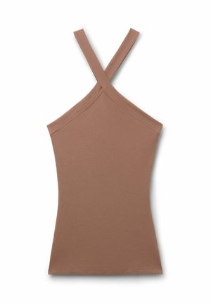 Intimissimi, RIBBED SUPERIOR CROSSOVER - Undertrøjer - natural