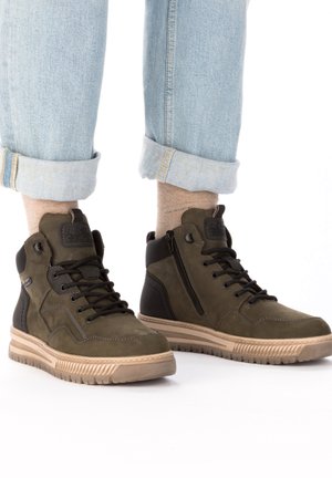 Rieker Bottines à lacets - grün