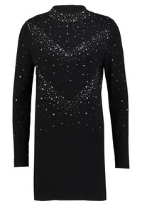 Wallis Stickad tröja - black