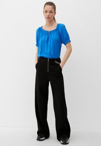 QS MIT BINDEBAND - Camicetta - royalblau