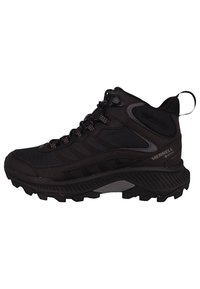 Merrell - SPEED STRIKE MID BEHANDLUNG ZUR GERUCHSREDUZIERUNG - Pohodniški čevlji - black Miniaturna slika 1