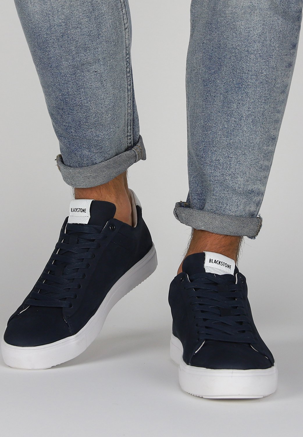 Blackstone Sg28 Black MID Sneakers , Zwart, Heren - Schoenen.nl