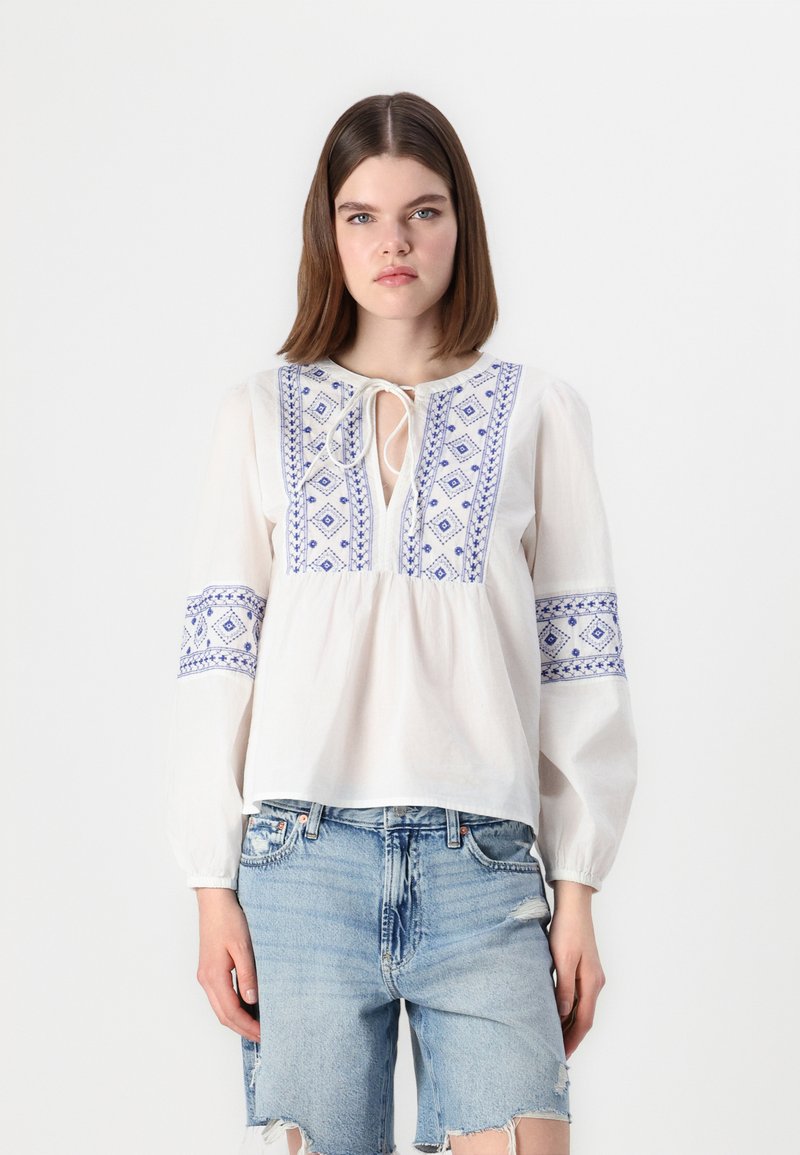 JDY - JDYLULU - Blouse - cloud dancer, Enlarge