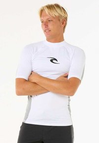 Rip Curl WAVES PERF - Camiseta estampada - white